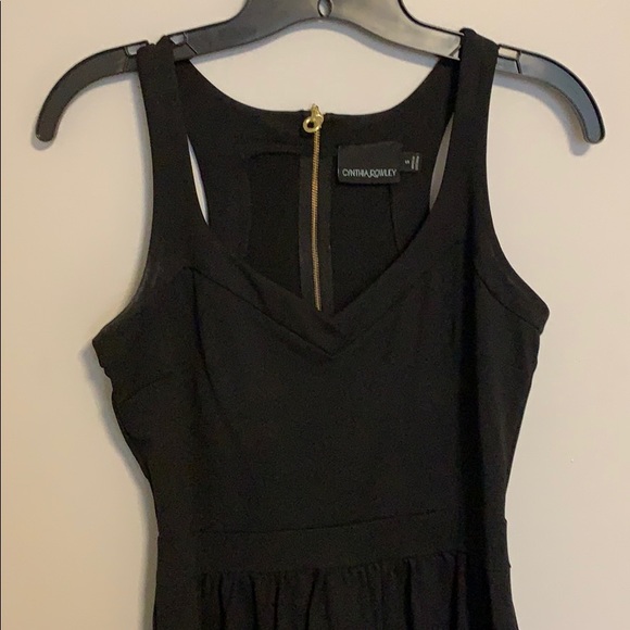 Cynthia Rowley Black racer back dress - size small - Picture 2 of 4
